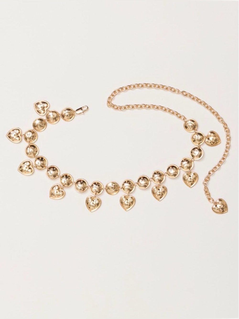 FREE PEOPLE Love Letter Chain Belt - Picture 2 of 8